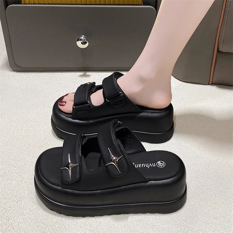 Designer Platform Flip Flops – Summer 2025