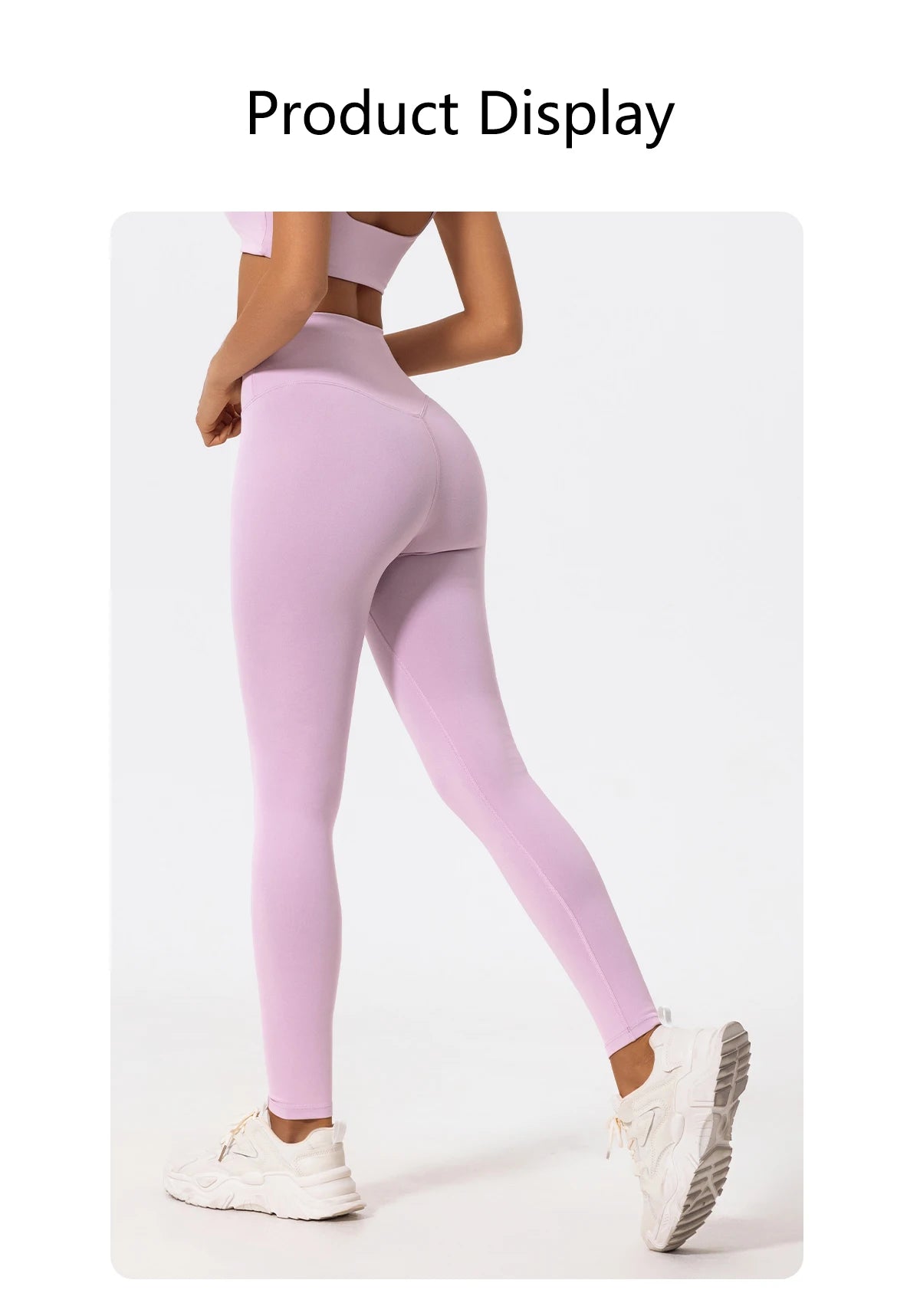 Hearuisavy Cross Waist Push-Up Yoga Leggings – High Waist Gym Pants