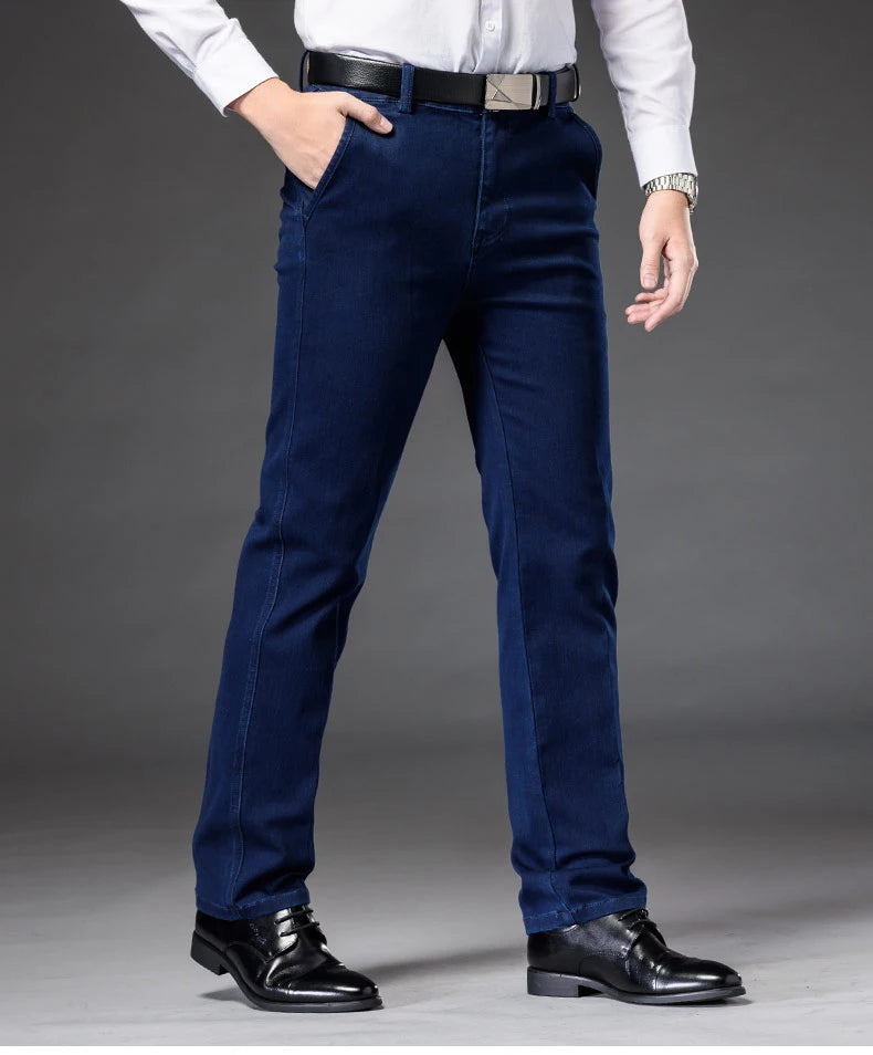 Men Classic Straight Jeans