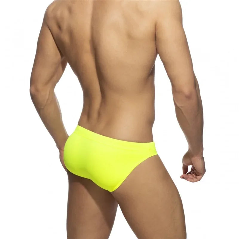 Men Neon Bikini Swim Briefs