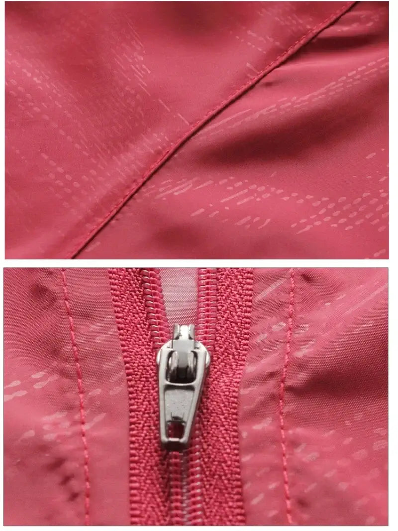 Women Lightweight Waterproof Hooded Windbreaker