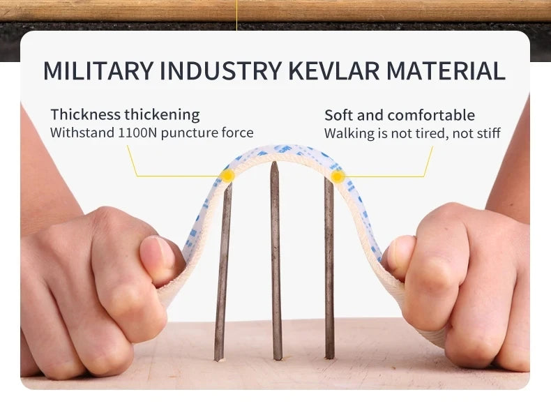 Men Steel Wire Safety Work Sneakers