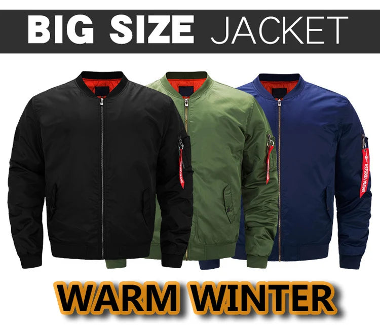 Men's Plus Size Padded Parka Jacket