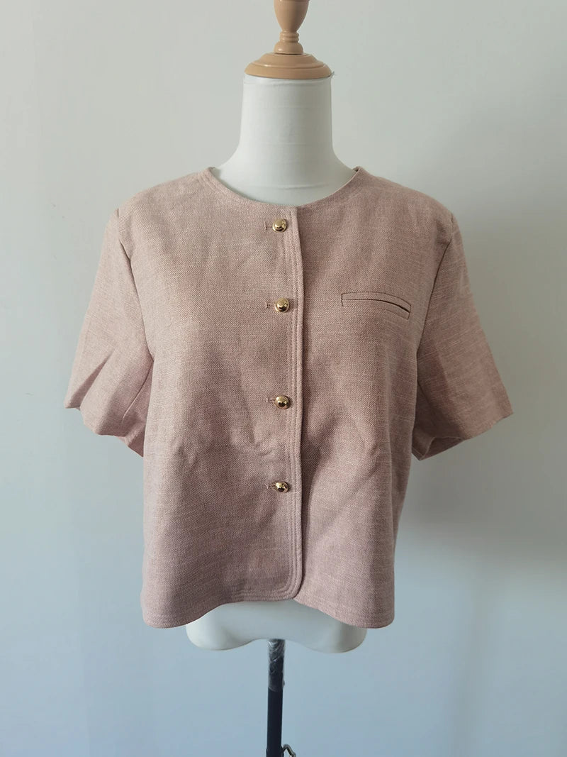 Korean Short Sleeve Summer Occasion Jacket