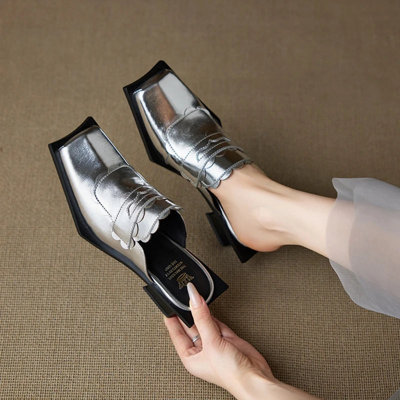 Women Rhinestone Mules Luxury Slippers