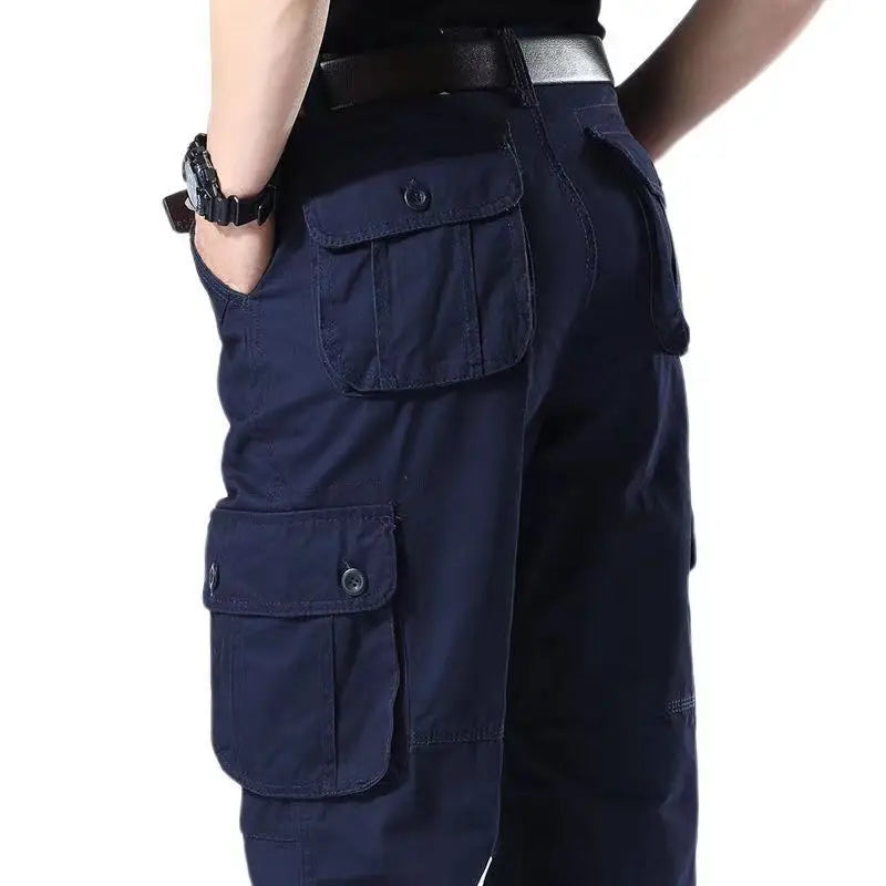 Men Straight Leg Cargo Pants