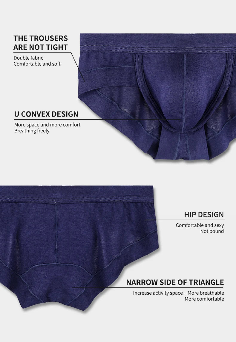 Men's Modal Briefs – Low Waist Sport Pocket