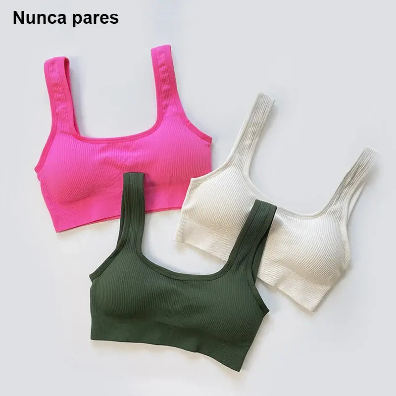 Women Padded Seamless Yoga Bra