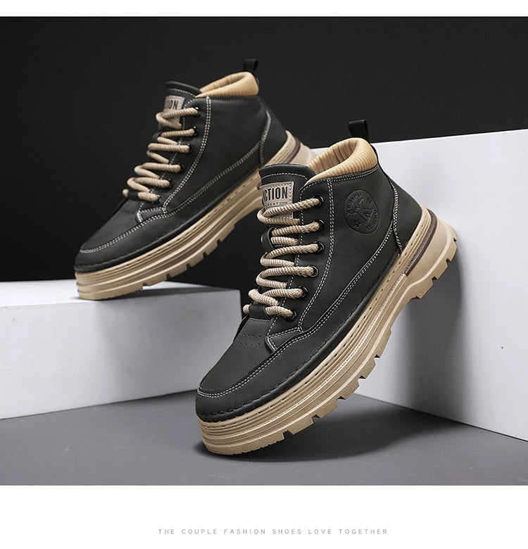 Fashion High-Top Casual Men’s Boots