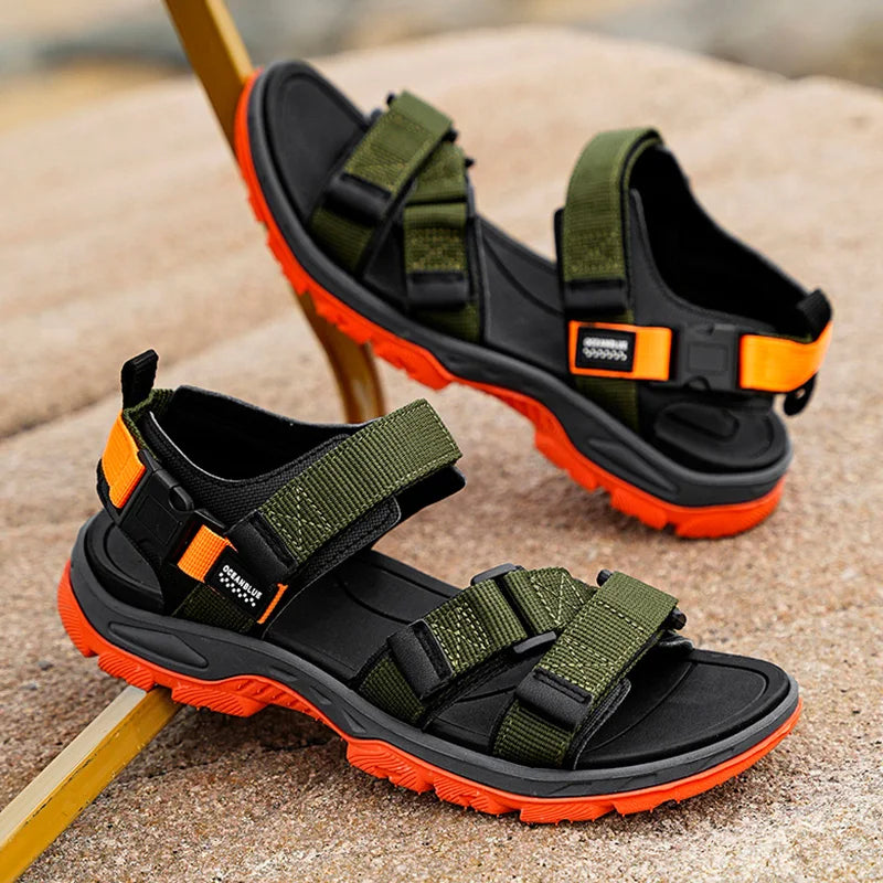 Men Breathable Flat Beach Sandals