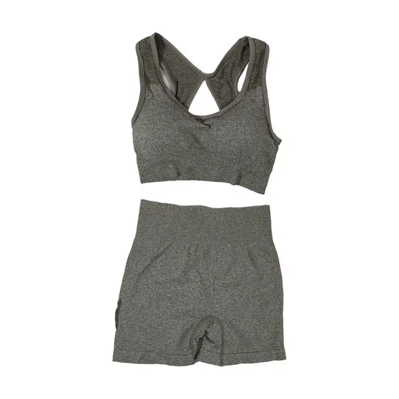 Women Yoga Vest & Shorts Set