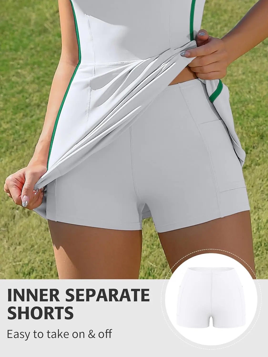 Women V Neck Tennis Sports Dress