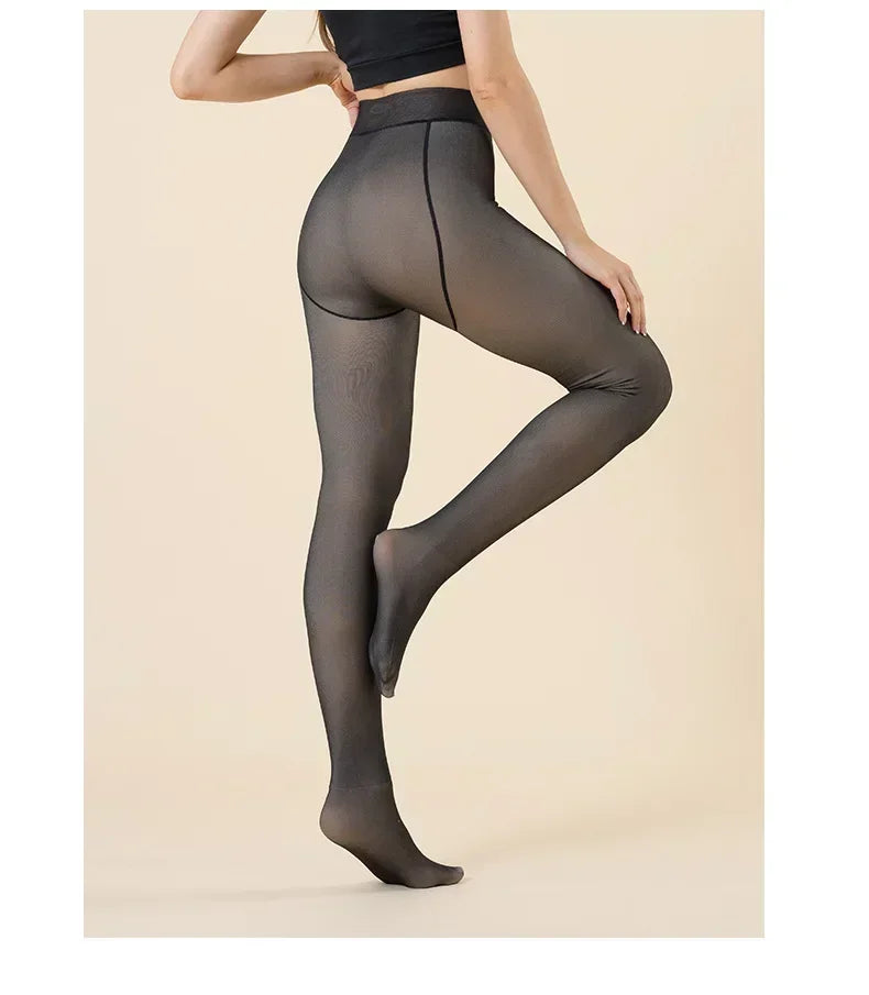 Women Thermal Fleece Velvet Tights