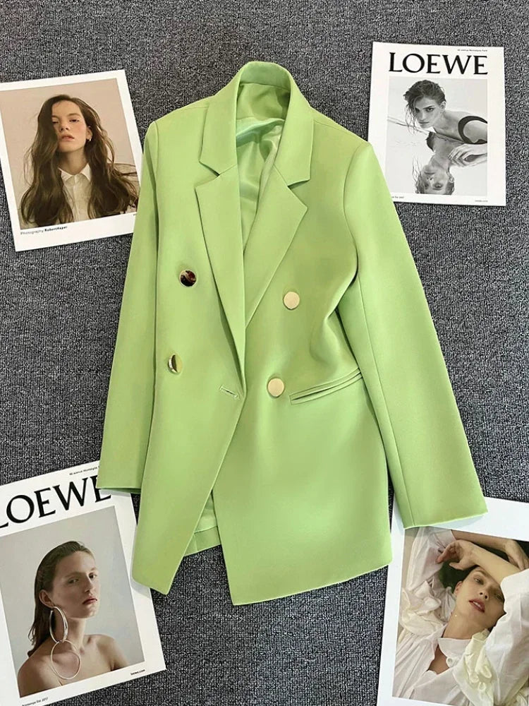 SilhouetteFit™ – Slim Blazer (Korean Fashion, Office-Ready Slimming Design)