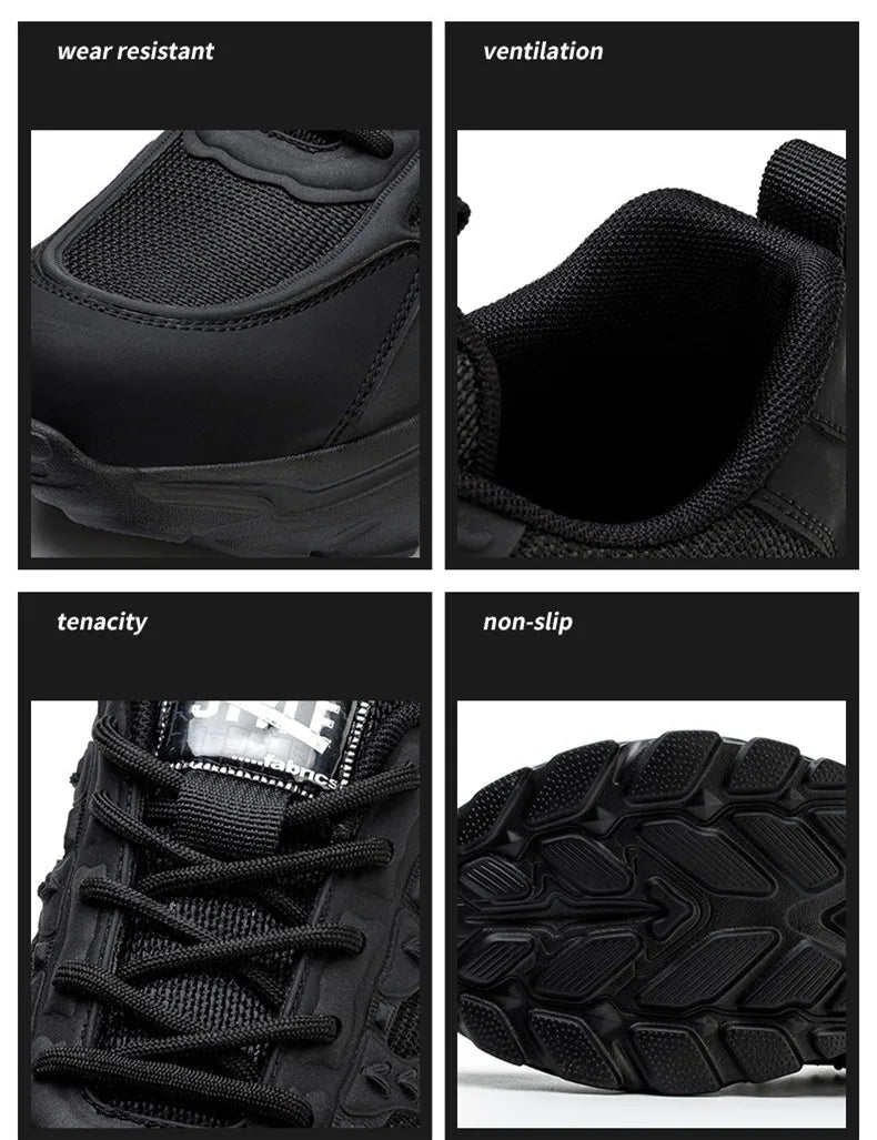 Women Safety Shoes Protective Security Sneakers