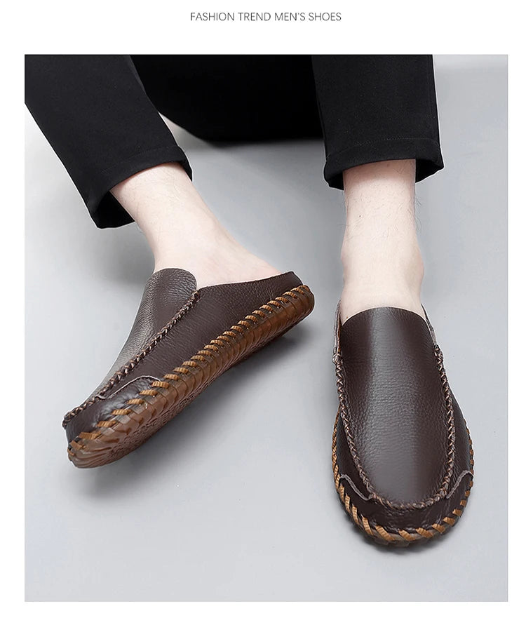 Men Backless Loafers