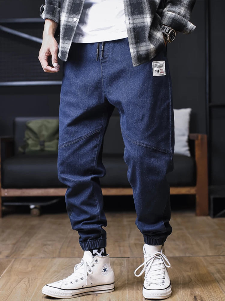 Men Plus Size Loose Jogger Jeans