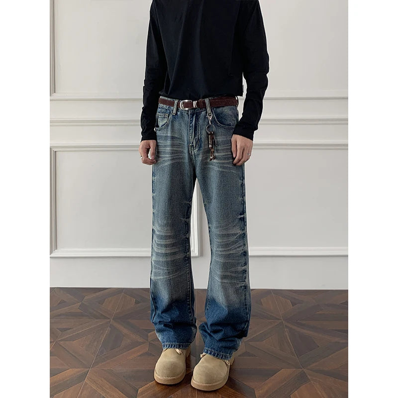 Men's Plus Size Slim Fit Bootcut Jeans