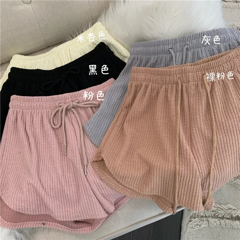 Women Loose Wide Leg Sports Shorts