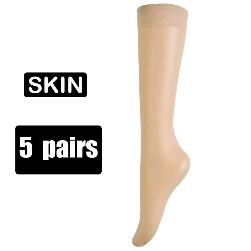 Women Nylon Knee Socks
