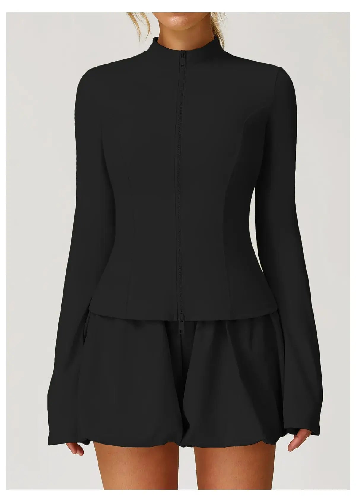 Women Stretch Slim Fit Training Jacket