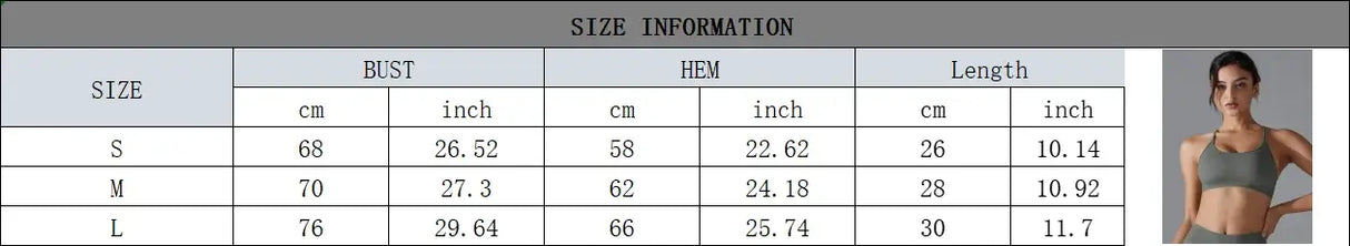 Women Quick Dry Cross Back Sports Bra