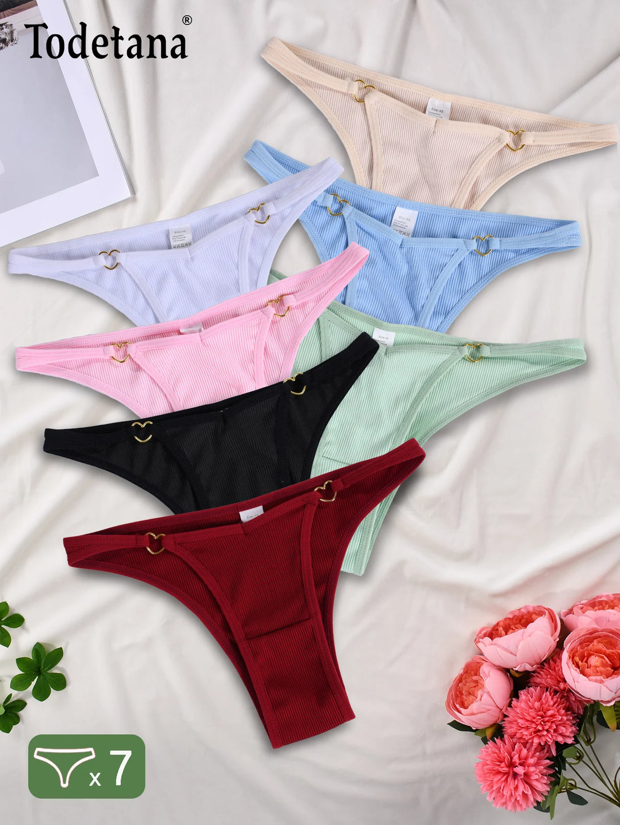 Women Hollow Thong Set