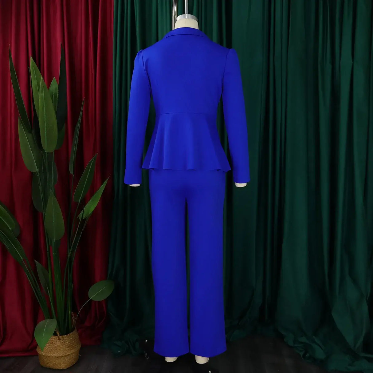 Women Plus Size Long Sleeve Pants Set