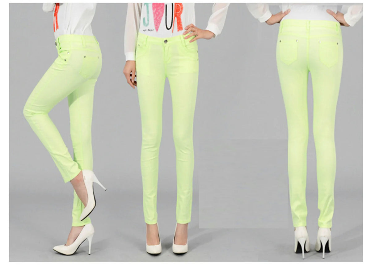 Women White Office Pants
