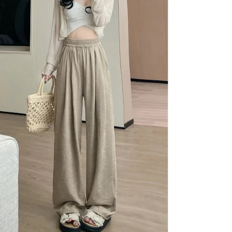 Women’s Oversized French Wide-Leg Pants