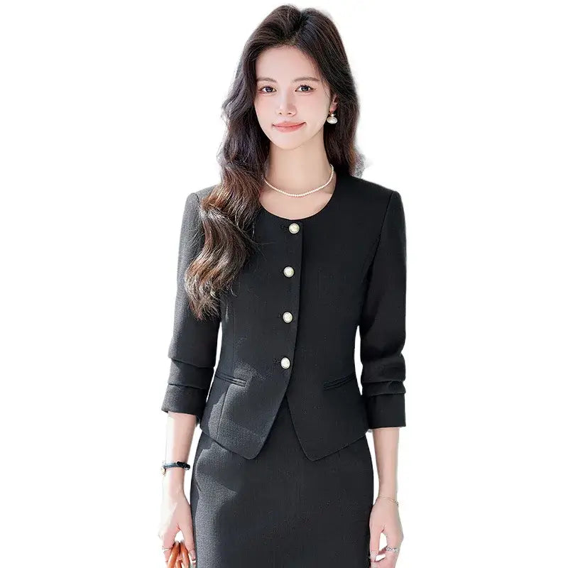 Women Business Work Skirt Suit