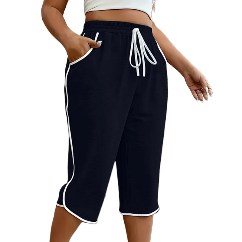 Women’s Plus Size 3/4 Stretch Pants
