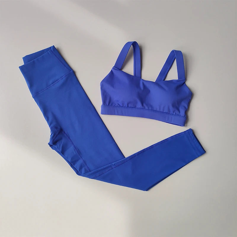 Women Sports Bra & Leggings Set
