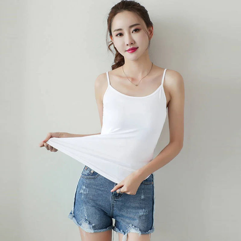 Women Cotton Halter Tank Top