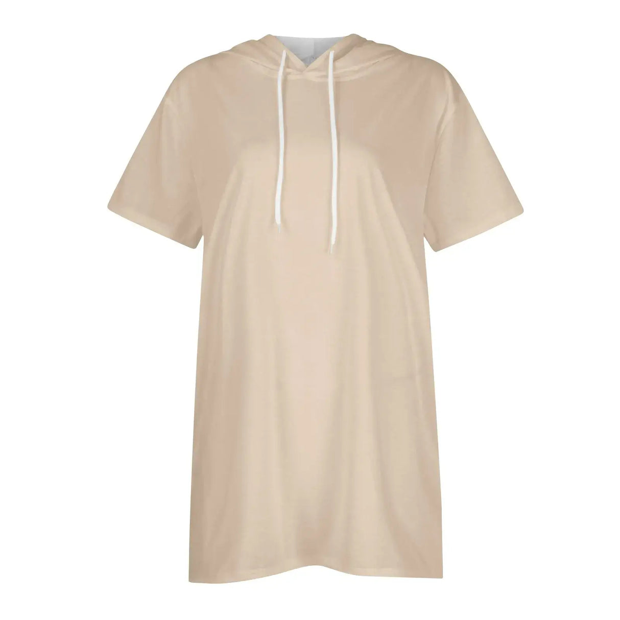 Women Oversized Short Sleeve Hoodie