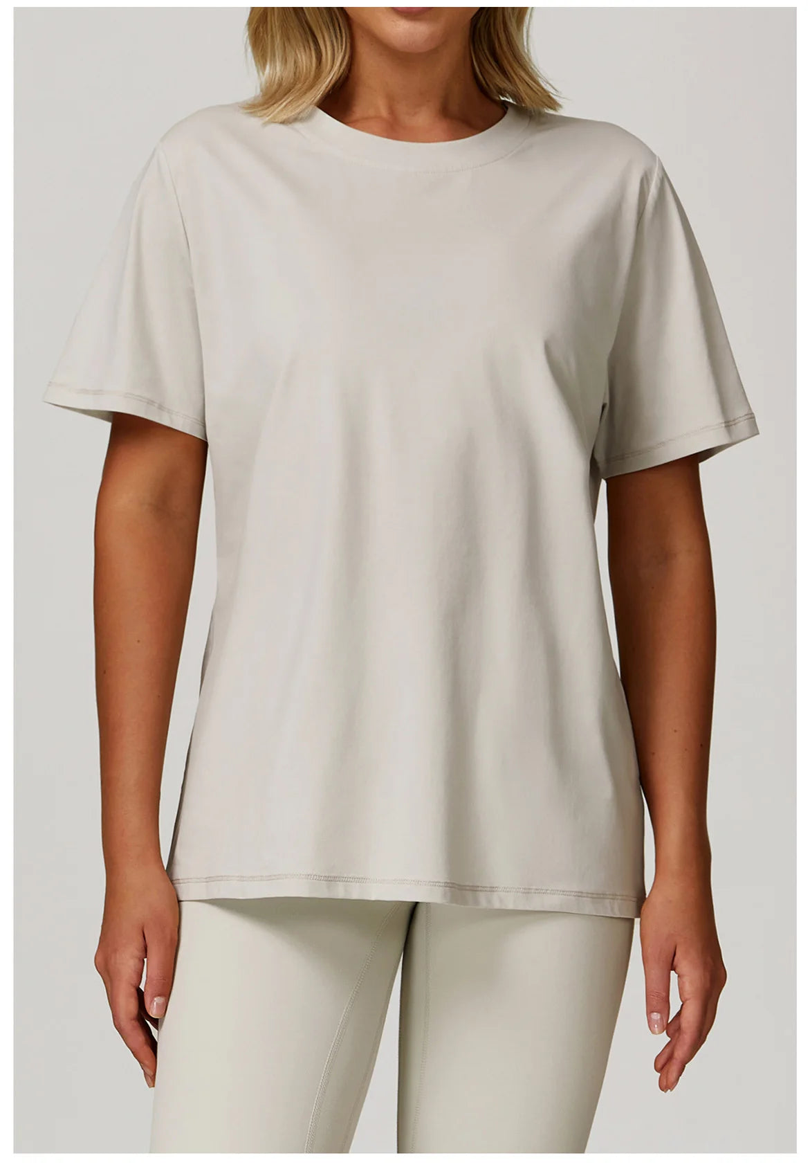 Loose Fit Yoga Tee - Breathable & Quick Dry