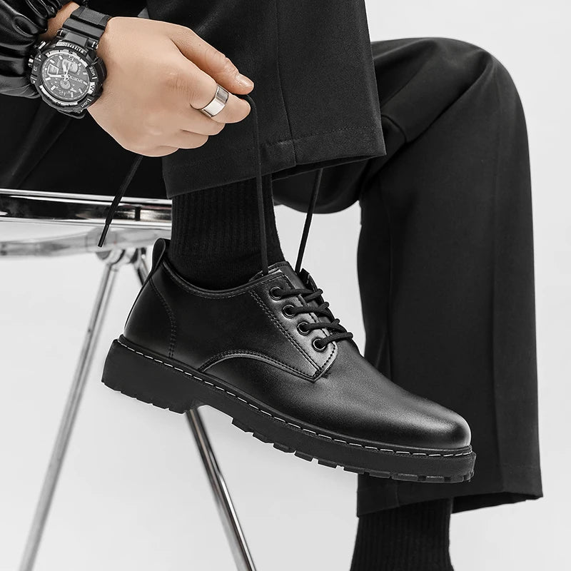 Fashionable Men's Formal Shoes Paired with Suits for Formal Occasions Dating Men's Business Casual Shoes Simple and Versatile