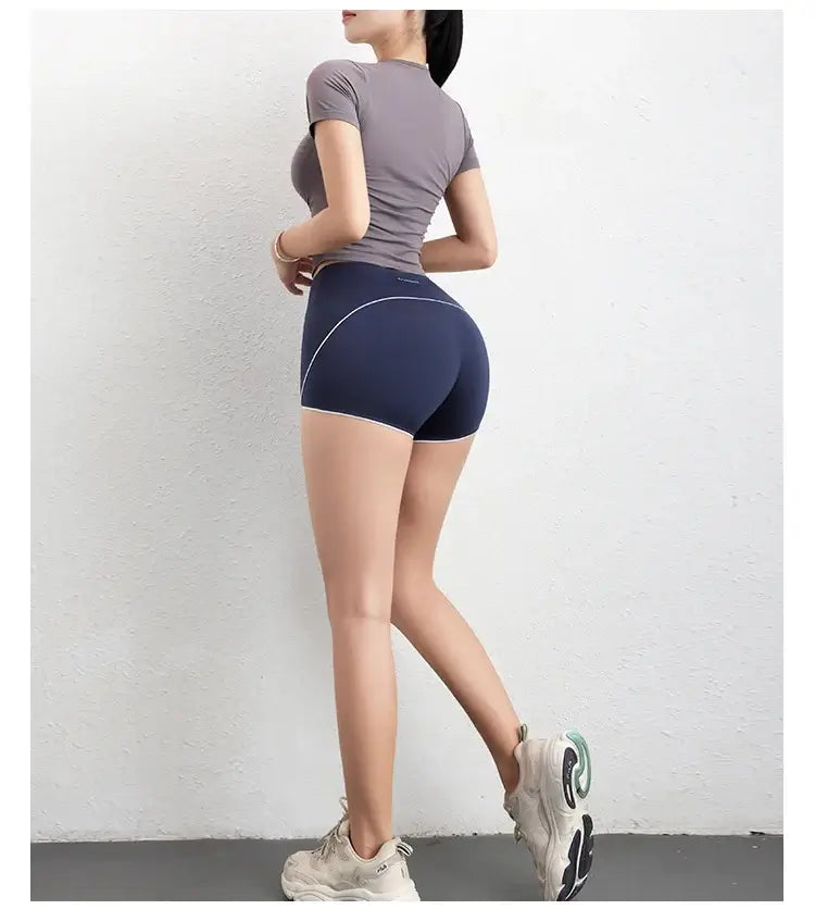 Women Compression T-Shirt Seamless Short Sleeve Gym Top