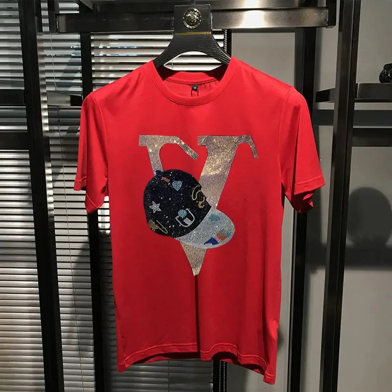 Men's Plus Size Hip-Hop T-Shirt – Cartoon Print