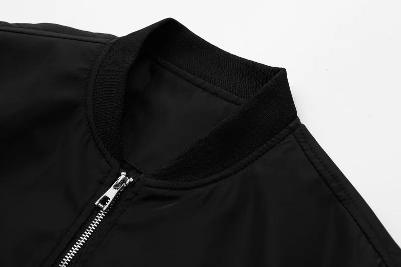Men's Plus Size Bomber Jacket – 7XL Y2K Style