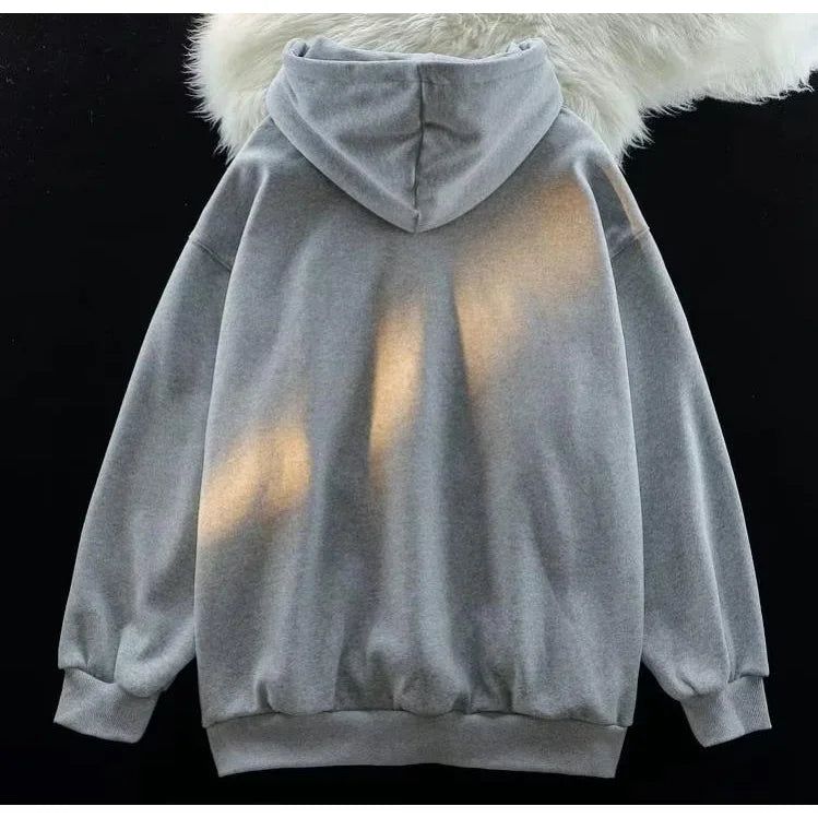 2025 Men's Plus Size Hoodie – Vintage Navy Blue