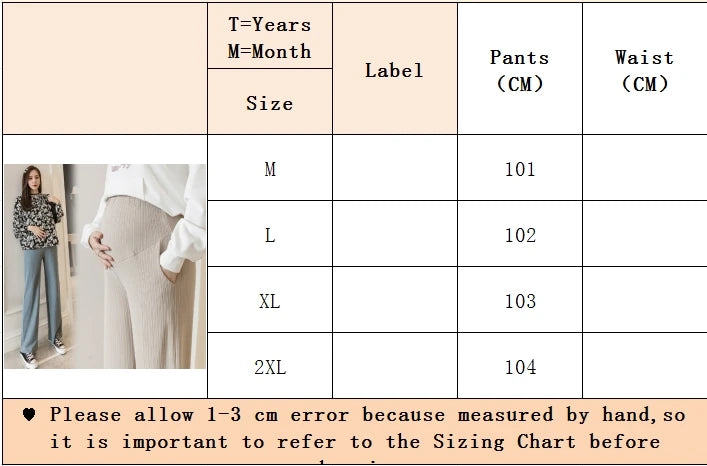 Thickened Casual Maternity Pants