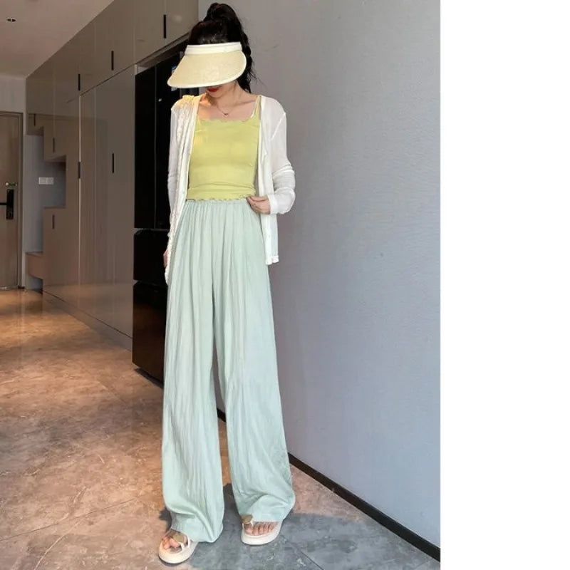 Women’s Oversized French Wide-Leg Pants