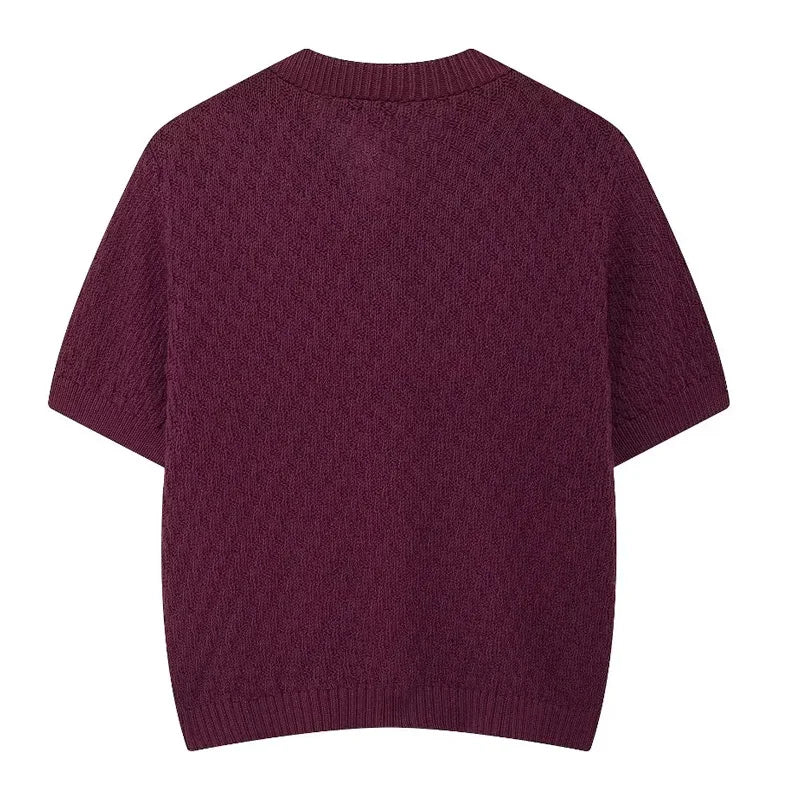 Women's Cropped Knit Cardigan Jacket