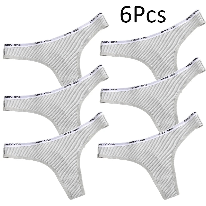 Women Plus Size Cotton Thongs