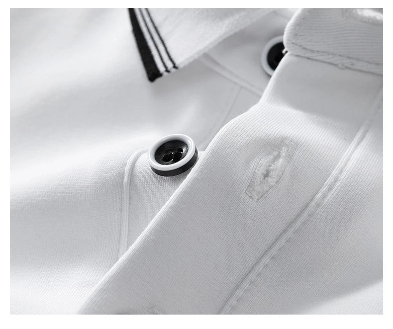Men Oversize Cotton Golf Polo Shirt