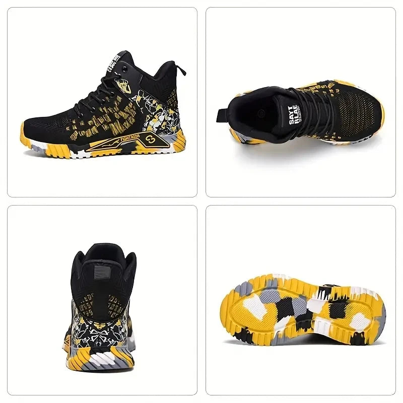 Men High Top Work Safety Boots