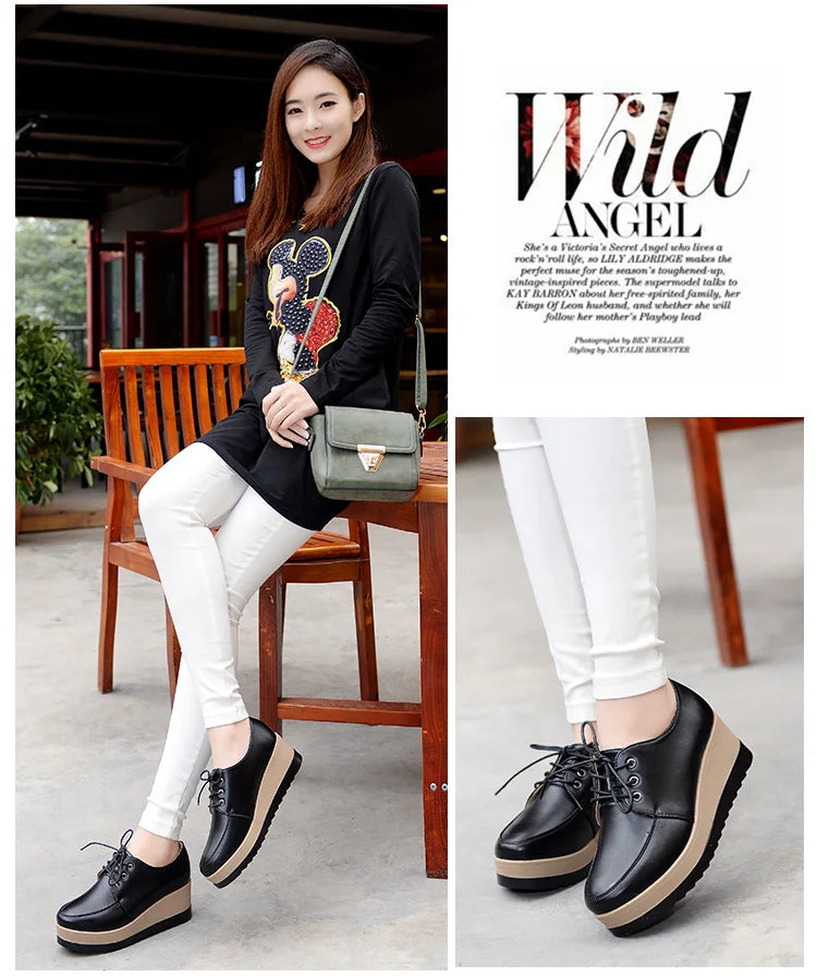 Women Platform Oxfords – 2025