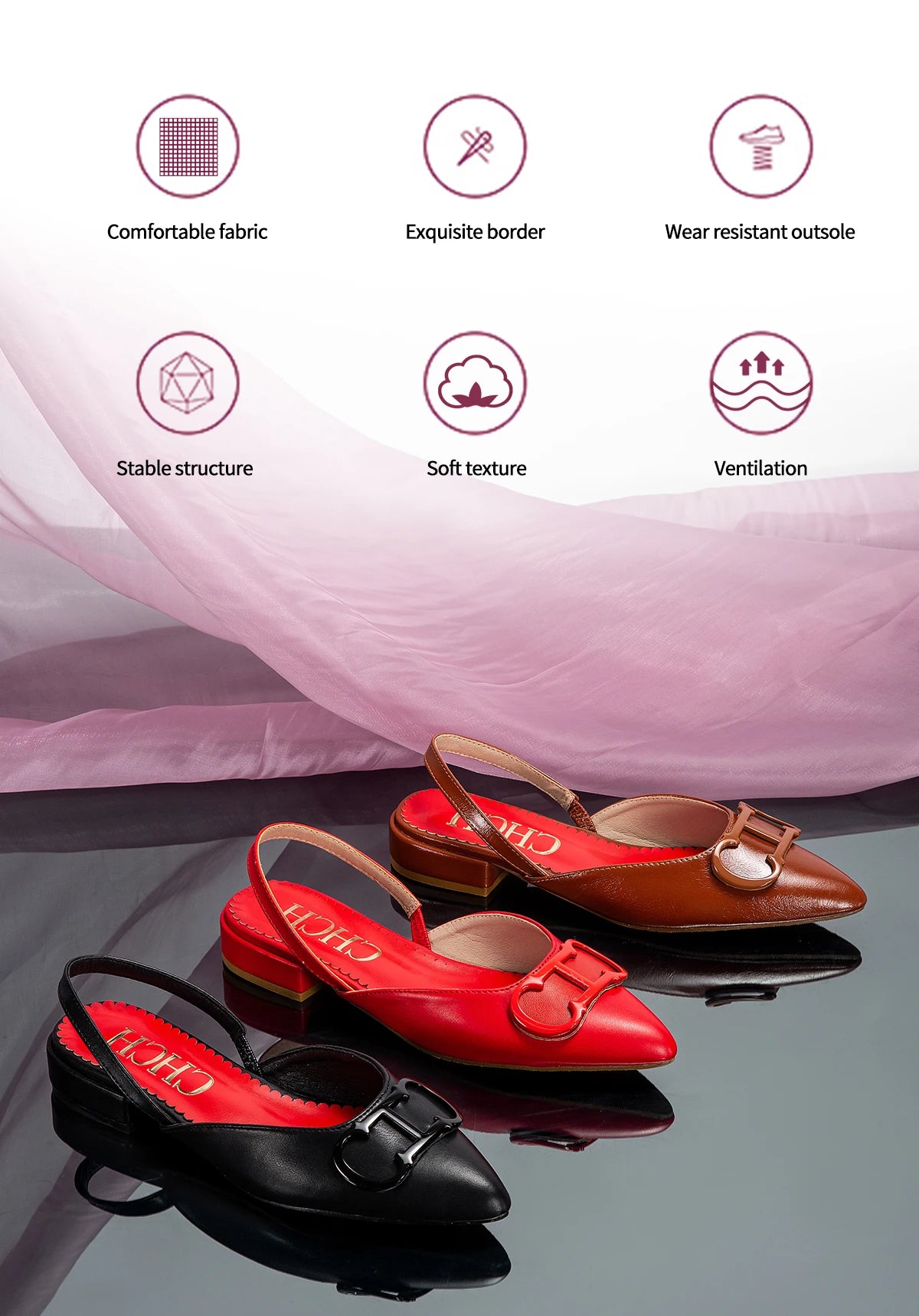 Women Ballet Flats Leather Bowknot Slip-On Shoes