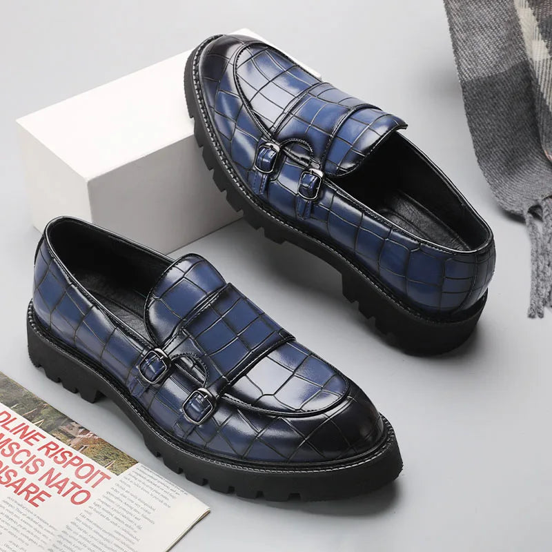 Men Platform Formal Leather Shoes